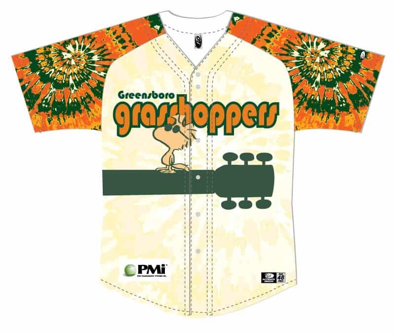 greensboro grasshoppers jersey